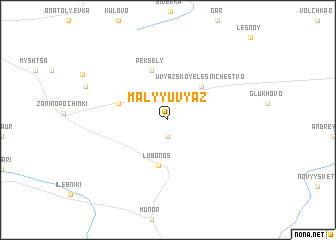 map of Malyy Uvyaz