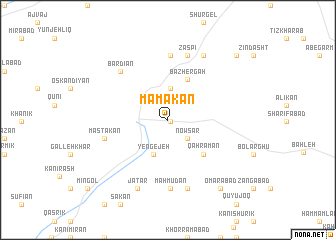 map of Mamakān