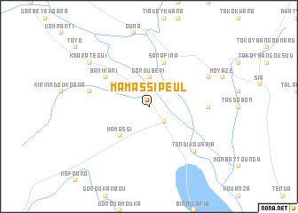 map of Mamassi-Peul