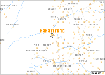 map of Mamatitang