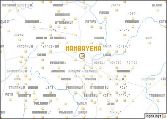 map of Mambayema