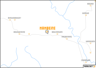 map of Mambéré
