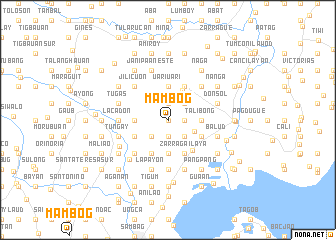 map of Mambog