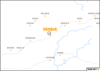 map of Mambwe