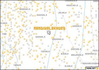 map of Māmdīwāla Khurd