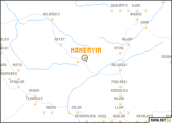map of Mamenyin