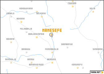 map of Mamesefe