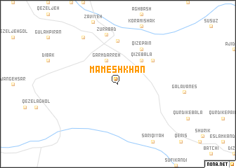 map of Mamesh Khān