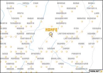 map of Mamfe