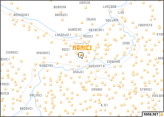 map of Mamići