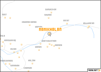 map of Mām-ī Khalān