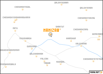 map of Mamīz Āb