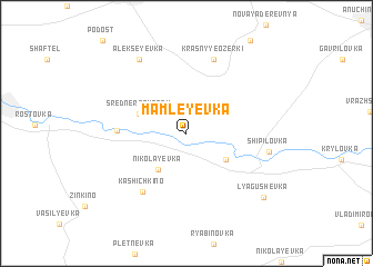 map of Mamleyevka