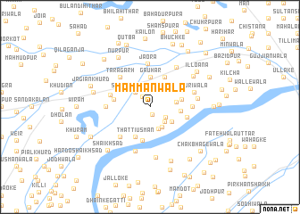 map of Mammanwāla
