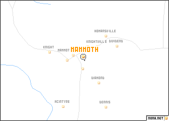 map of Mammoth