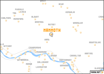map of Mammoth