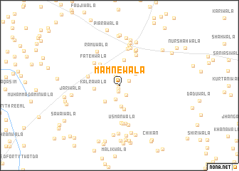 map of Mamnewāla