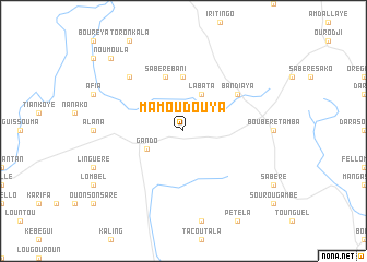 map of Mamoudouya