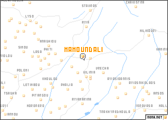 map of Mamoundali