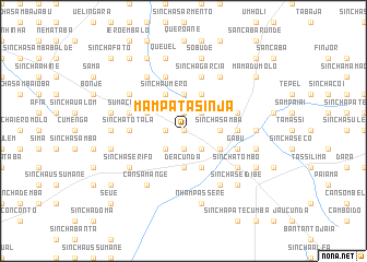 map of Mampatá Sinjã