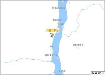 map of Mampé