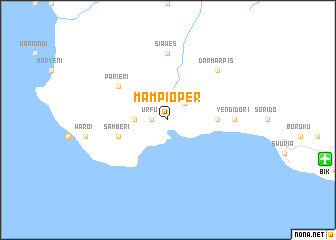 map of Mampioper