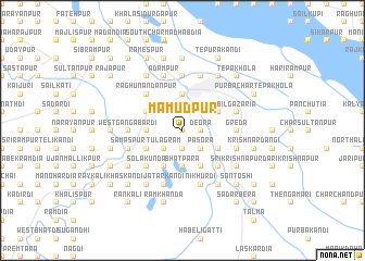map of Māmudpur
