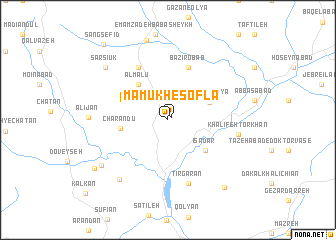 map of Māmūkh-e Soflá