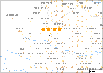 map of Mañacabac