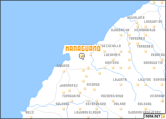 map of Manáguano