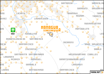 map of Managua