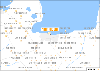map of Managua
