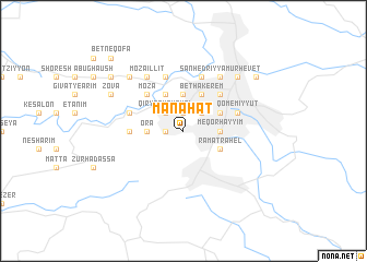 map of Manaẖat