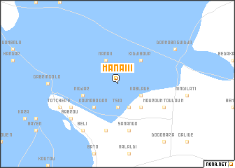 map of Manaï II