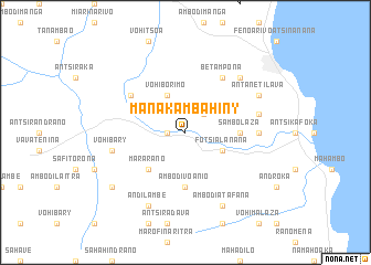 map of Manakambahiny