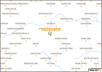 map of Manakana