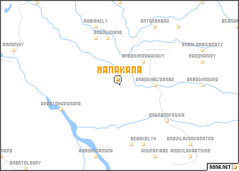 map of Manakana