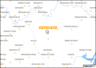 map of Manakana