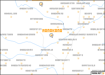 map of Manakana