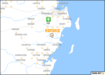 map of Manako