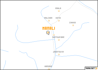 map of Manāli