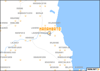 map of Manambato