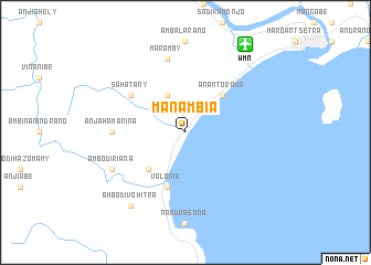 map of Manambia