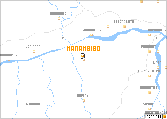 map of Manambibo