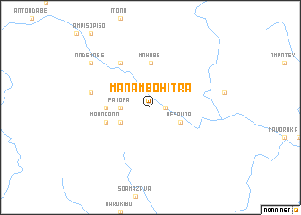 map of Manambohitra