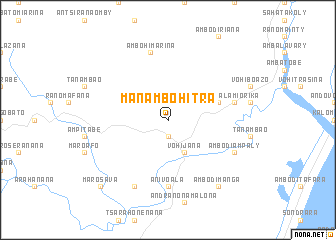 map of Manambohitra