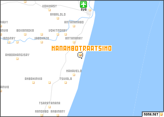 map of Manambotra Atsimo