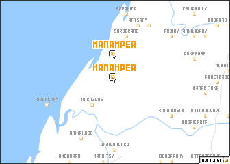 map of Manampea