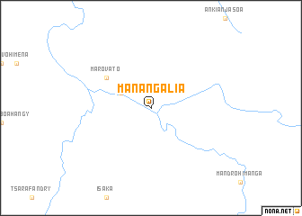 map of Manangalia