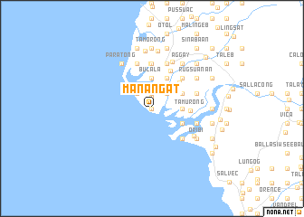 map of Manangat